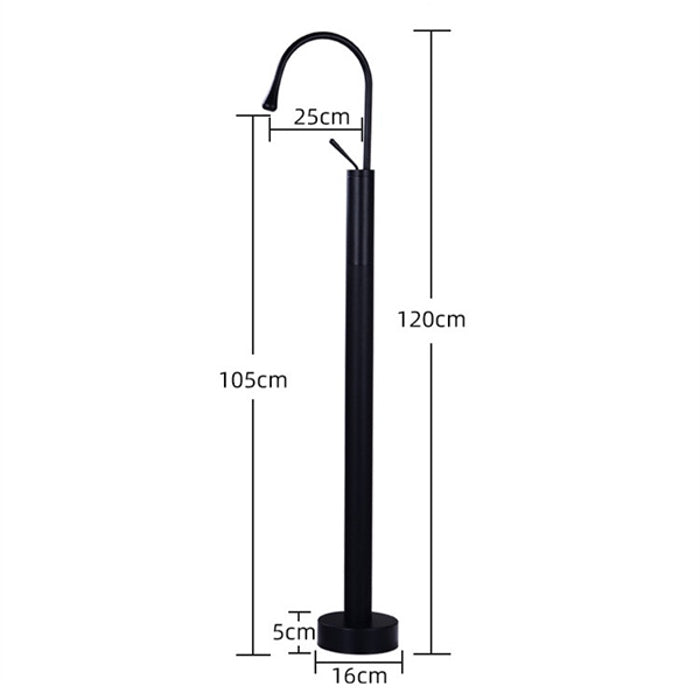 Modern bath shower mixer tap single lever control additional view