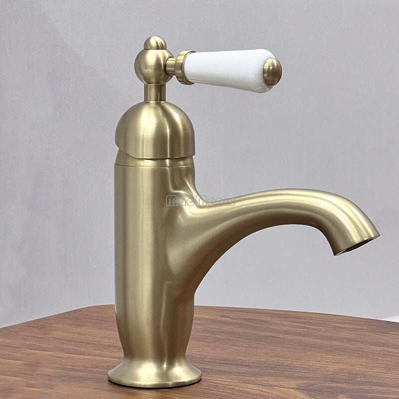 Modern Ceramic bathroom basin mixer tap detailed product view additional view