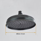 Antique Brass shower head detailed product view additional view