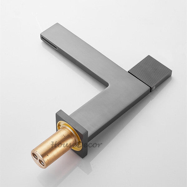Modern bath shower mixer tap waterfall spout additional view
