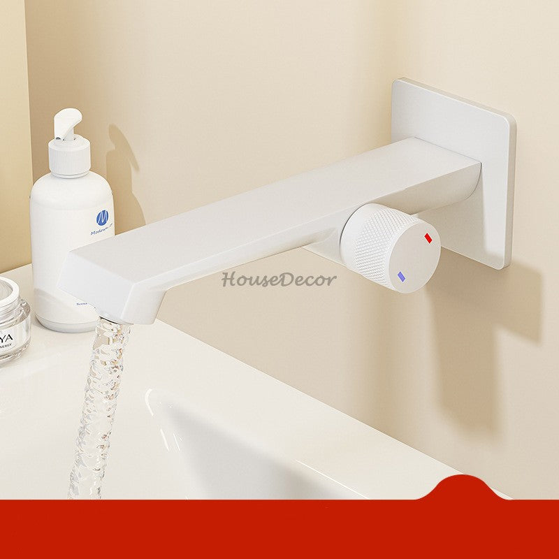 Modern bathroom basin mixer tap wall mounted design additional view