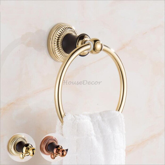 Modern towel ring wall mounted design main view