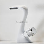 Modern bath shower mixer tap waterfall spout additional view