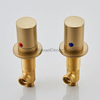 Modern bath shower mixer tap 3 hole installation additional view