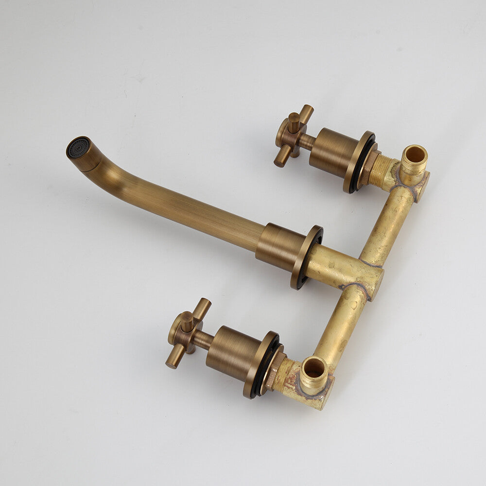 Brass bath shower mixer tap wall mounted design additional view