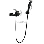 Modern bath shower mixer tap waterfall spout additional view