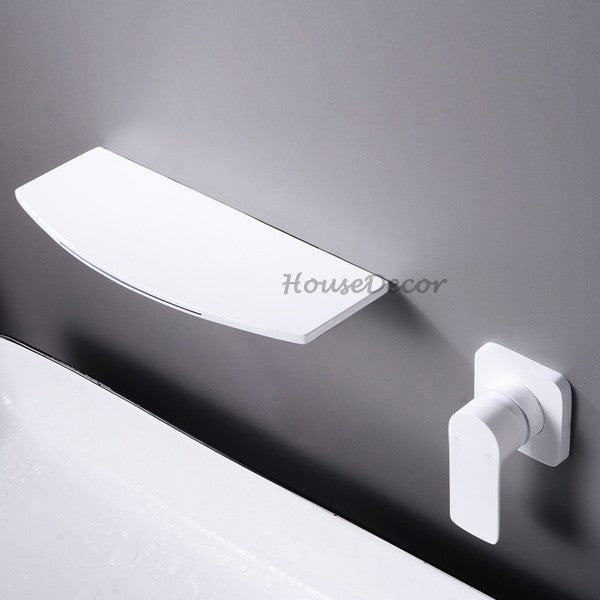 Brass bath shower mixer tap waterfall spout additional view