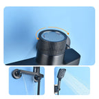 Modern bath shower mixer tap waterfall spout additional view