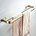 Gold towel rack wall mounted design main view