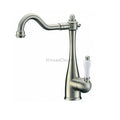 Modern kitchen sink mixer tap swivel spout main view