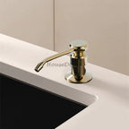 Brass kitchen sink mixer tap detailed product view main view