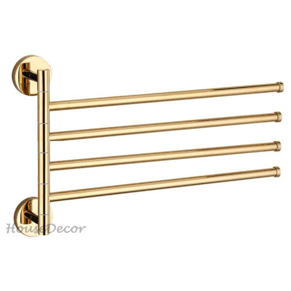 Gold towel rack swivel spout main view