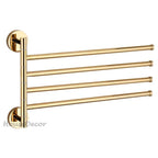 Gold towel rack swivel spout main view