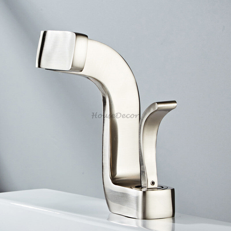 Brass bath shower mixer tap waterfall spout additional view