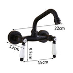 Modern Ceramic kitchen sink mixer tap swivel spout detail view