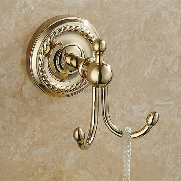Gold robe hook wall mounted design main view