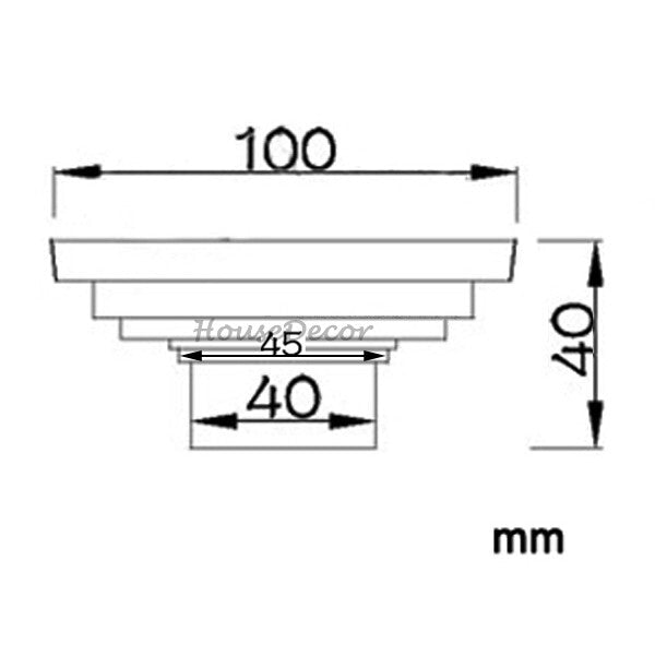 Modern shower drain detailed product view detail view