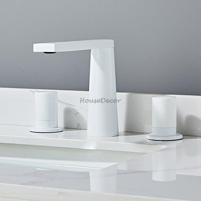 Modern bath shower mixer tap 3 hole installation additional view