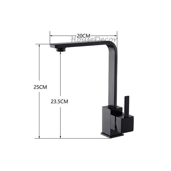 Modern kitchen sink mixer tap swivel spout additional view