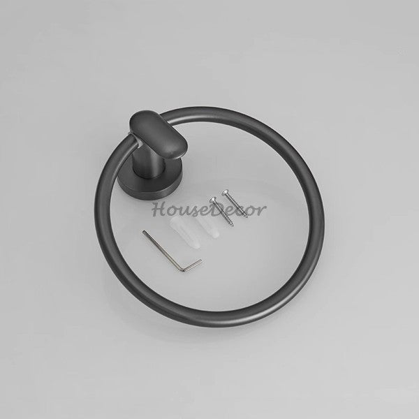 Modern Stainless Steel towel ring wall mounted design additional view