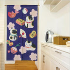 Modern Fabric doorway curtain room divider design main view