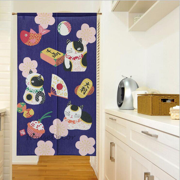 Modern Fabric doorway curtain room divider design main view