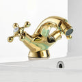Modern bath shower mixer tap dual handle control additional view