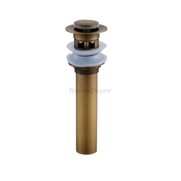 Antique Brass basin waste detailed product view main view