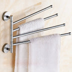 Chrome towel rack swivel spout main view