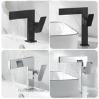 Brass bath shower mixer tap waterfall spout main view