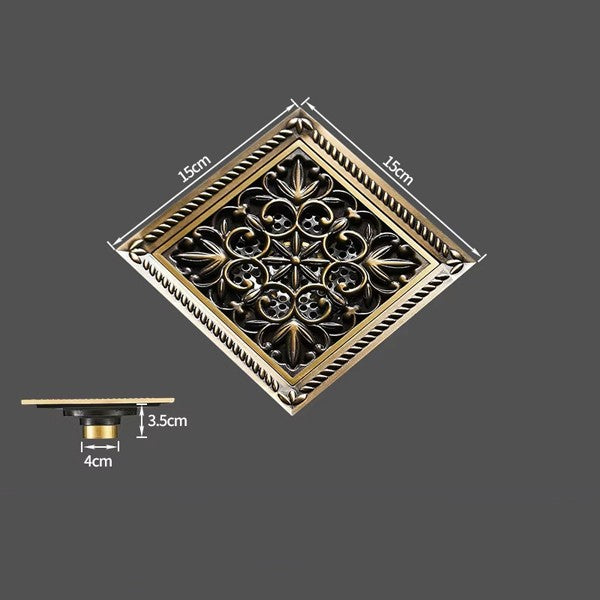 Modern Brass shower drain detailed product view additional view
