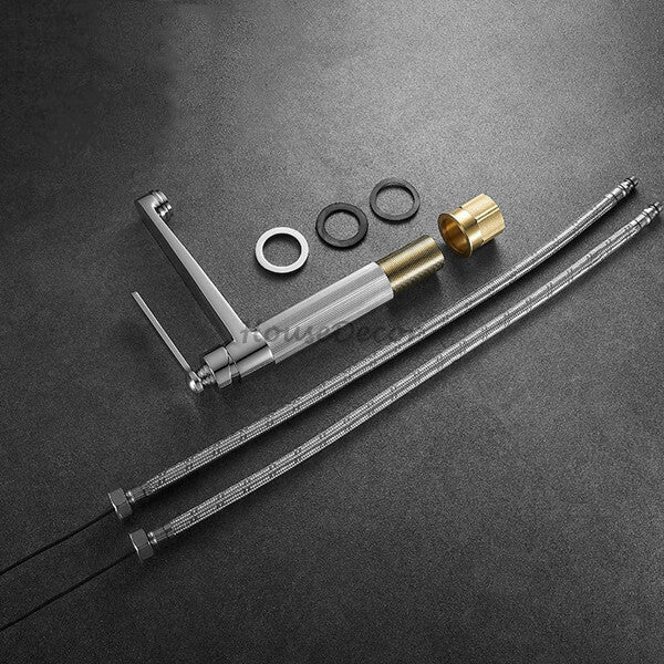 Modern Brass bath shower mixer tap single lever control additional view