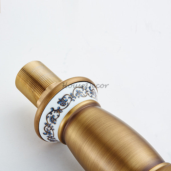 Antique Brass bath shower mixer tap detailed product view detail view