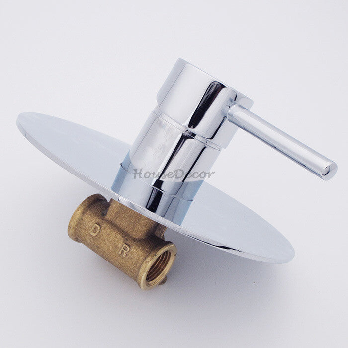 Chrome bath shower mixer tap detailed product view detail view