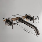 Brass bath shower mixer tap wall mounted design additional view
