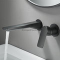 Modern bath shower mixer tap wall mounted design detail view