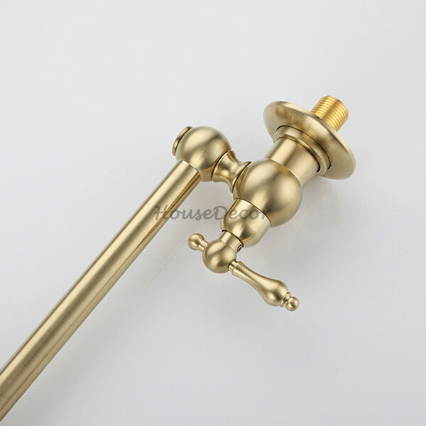 Modern Brass kitchen sink mixer tap swivel spout additional view
