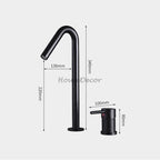 Modern bath shower mixer tap single lever control additional view