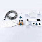 Modern bath shower mixer tap waterfall spout additional view