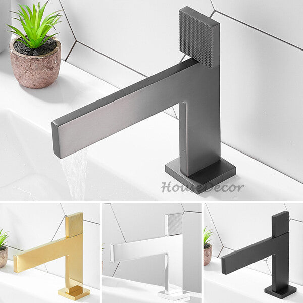 Modern bath shower mixer tap waterfall spout main view