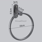 Modern towel ring wall mounted design additional view