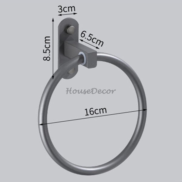 Modern towel ring wall mounted design additional view
