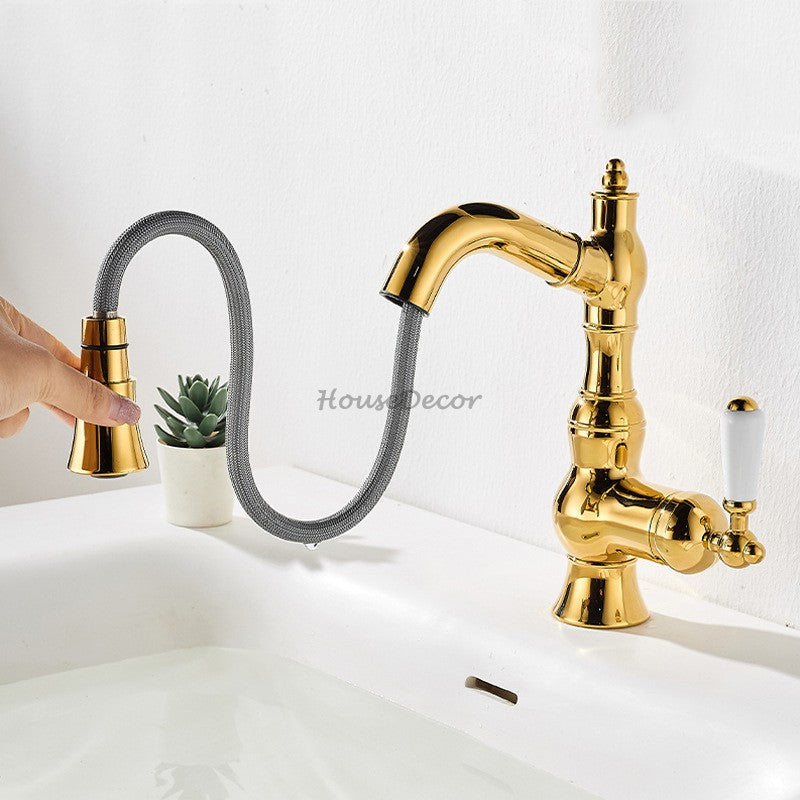 Modern bath shower mixer tap pull out spray additional view
