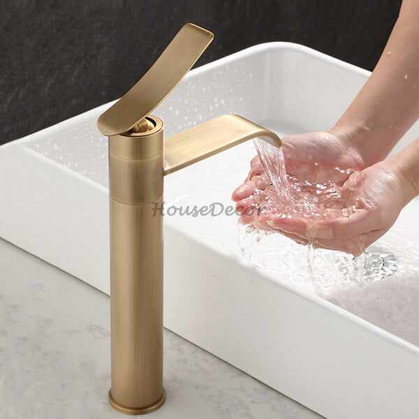 Modern Brass bath shower mixer tap waterfall spout additional view