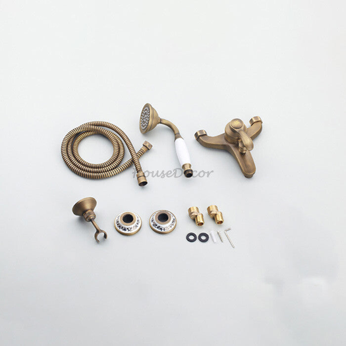 Brass bath shower mixer tap wall mounted design additional view