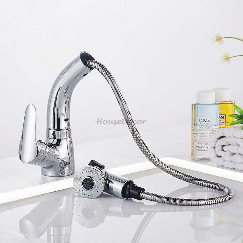 Modern bath shower mixer tap pull out spray additional view