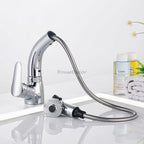 Modern bath shower mixer tap pull out spray additional view