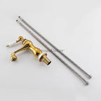 Brass bath shower mixer tap single lever control additional view