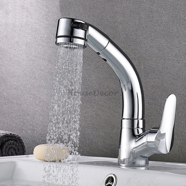 Modern bath shower mixer tap pull out spray additional view