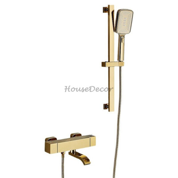 Modern shower head thermostatic control main view